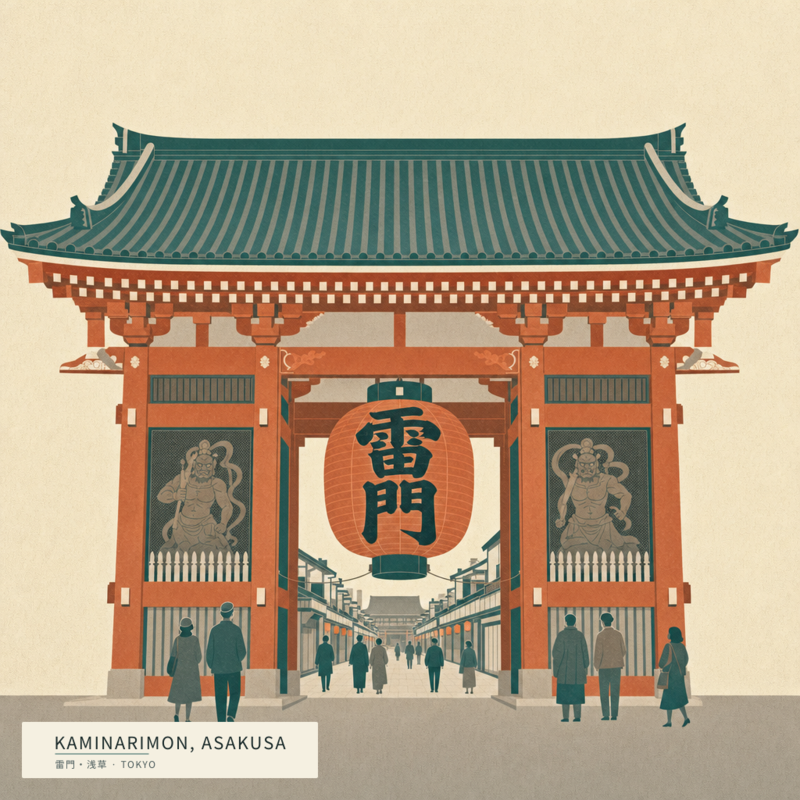 Kaminarimon, Asakusa(雷門・浅草)のアートワーク