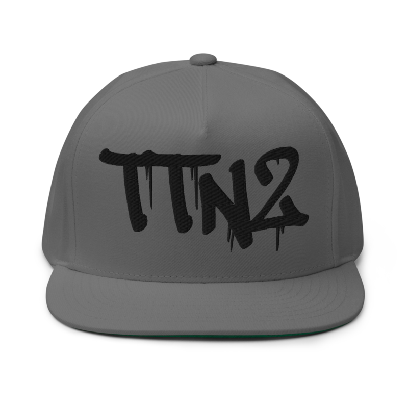 TTN2 BLACK TXT SNAPBACK – One size, Grey