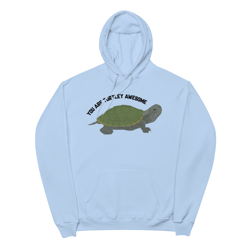 You Are Turtley Awesome ! Unisex Premium Hoodie - you are totally awesome, awesome pun shirt, puns, funny, funny shirt