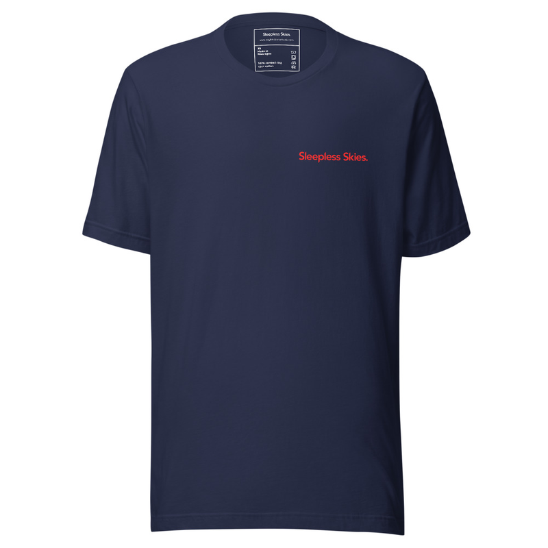 Sleepless Skies Red Comfort T