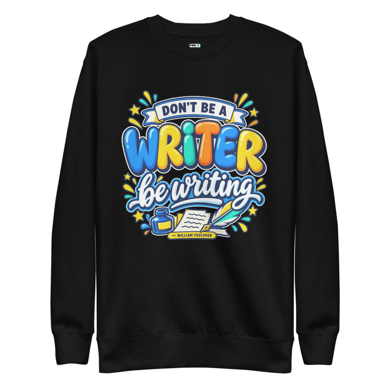 Be Writing - Adult Premium Sweatshirt