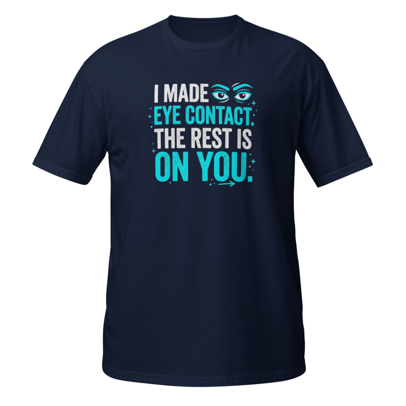 Eye contact Short-Sleeve Unisex T-Shirt – Image 2