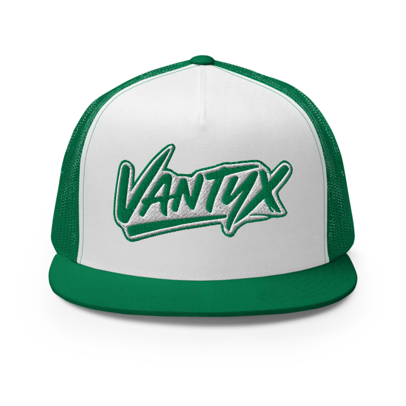 Vantyx - Snapback Trucker Cap - Green & White