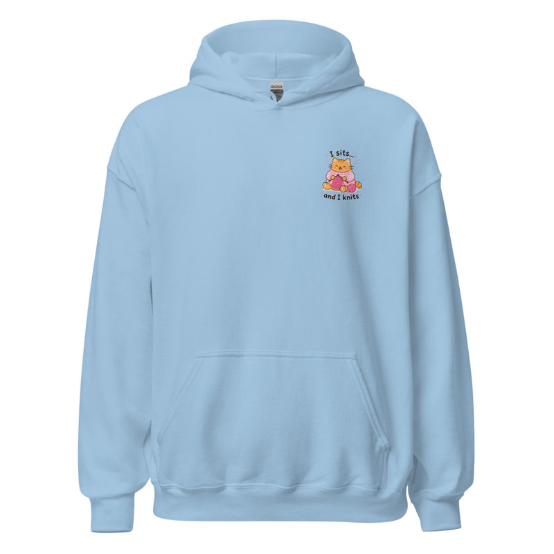 Ginger Cat Knitting Hoodie – Image 6