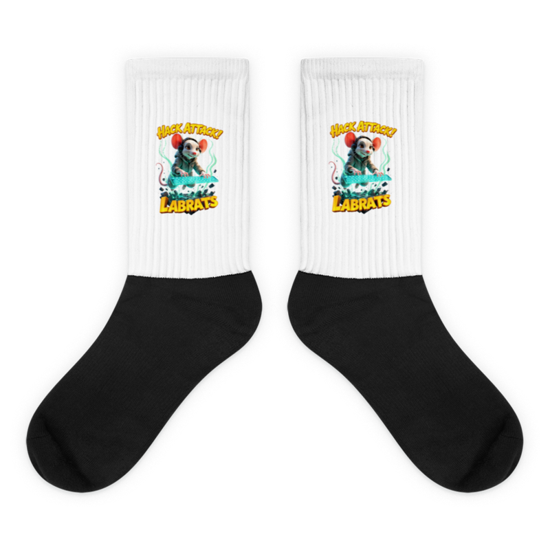 Byte C Cheddar Hack Attack Socks