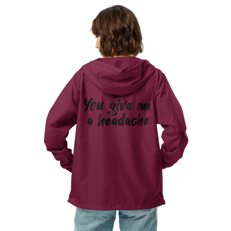 SAINT! Headache Unisex Windbreaker