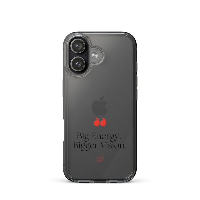 Big Energy. Bigger Vision. Clear Case for iPhone® – iPhone 17