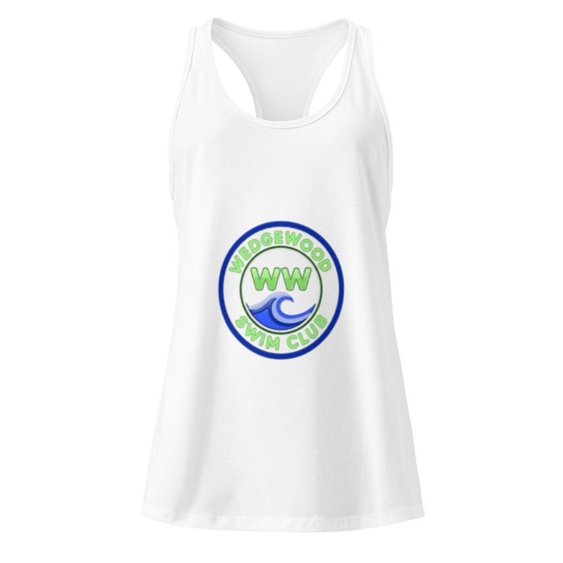 Women’s fitted racerback tank top large design – Image 4
