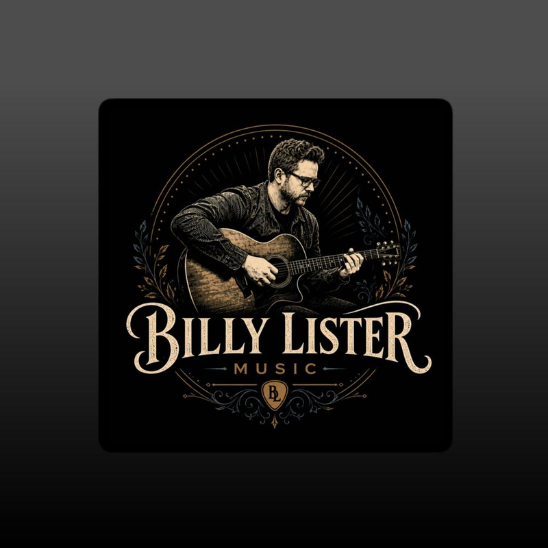 Billy Lister Logo Sticker
