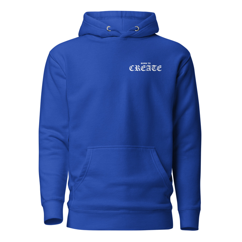 Born To Create Unisex Hoodie – Image 4