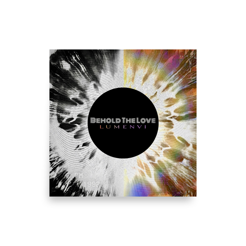"Behold The Love" Album Cover Matte Paper Poster