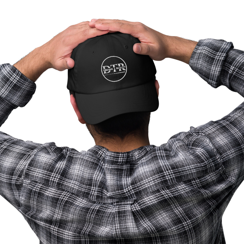 Dad Hat White Logo
