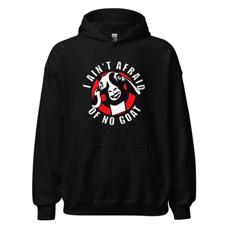 Afraid of No Goat Hoodie — Black