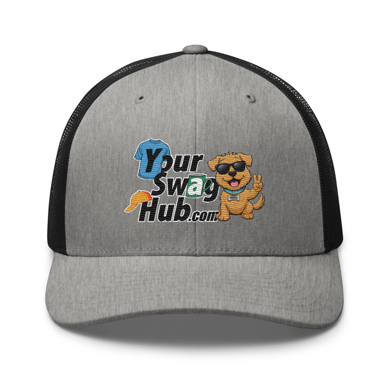 Your Swag Hub Trucker Cap – One size, Heather/ Black