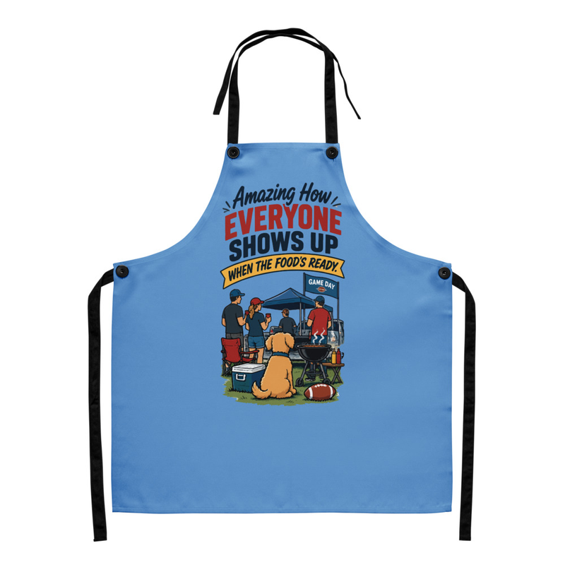 Swag | 'Everyone Shows Up When The Food's Ready' Apron