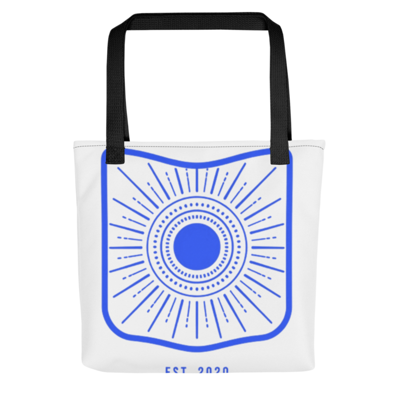 Uncle Benny ® Pocket Sunshine Tote Neon Blue EST. 2020