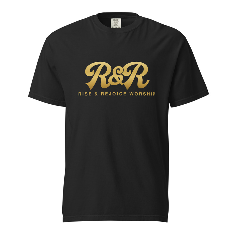 R&R Worship - R&R Gold Tee - Black