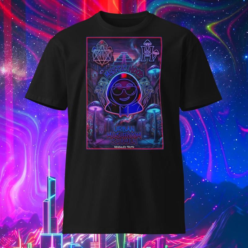 Mystic Shaman Hipster Hustler emoji T-shirt