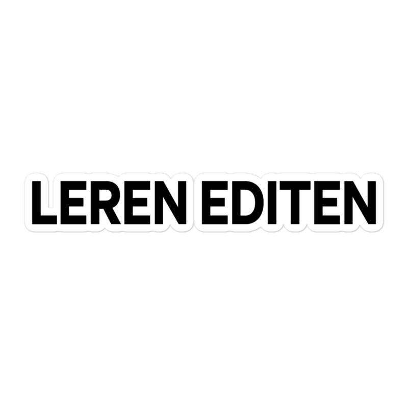 Leren Editen Sticker — foto 4