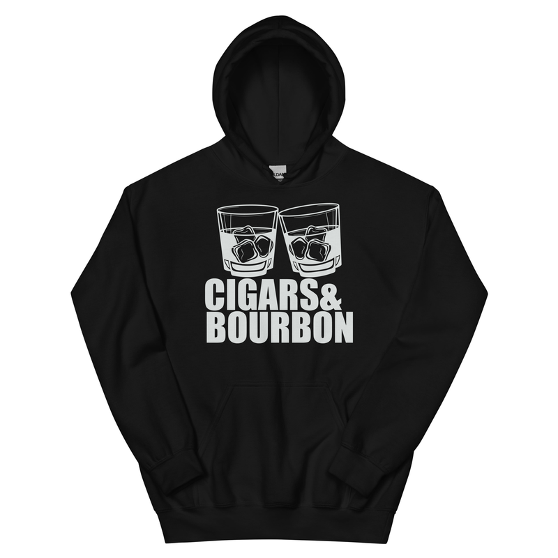 Cigars and Bourbon - Stogie and Whiskey Unisex Hoodie