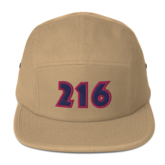 216 (Guardians colors) Five Panel Cap / Khaki