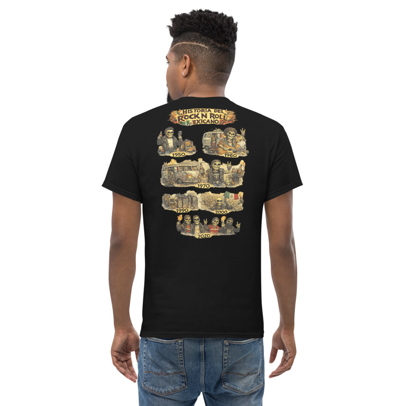 Playera NezaRock — Historia del Rock Mexicano 2 Original