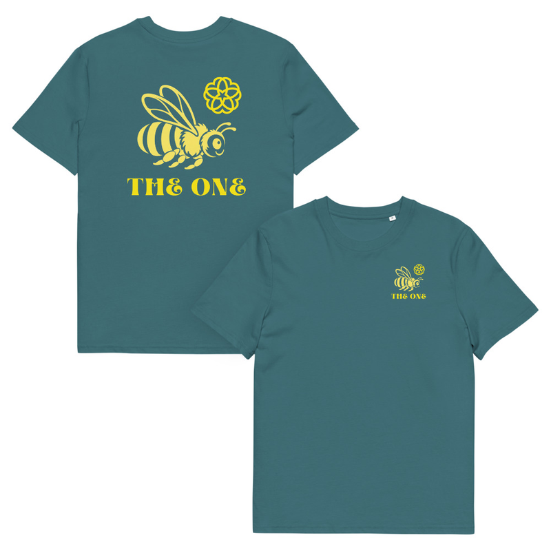 Bee The One Organic Cotton T-Shirt – XL, Stargazer