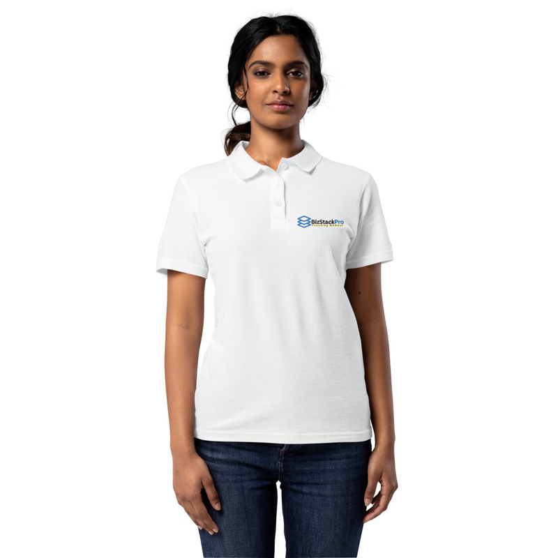 BizStackPro Founding Member Women’s Pique Polo Shirt