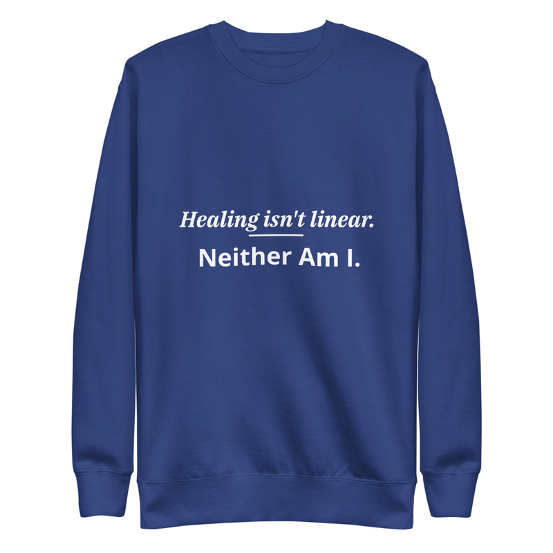 Healing isn't linear. Neither am I  – M, Team Royal