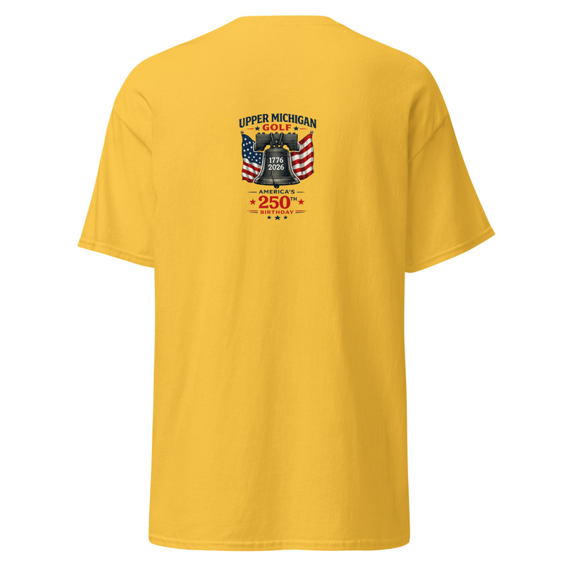 UP Golf 250 Logo #2 Unisex classic tee – S, Daisy