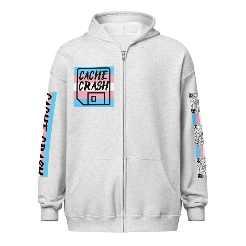 NFA trans pride Unisex heavy blend zip hoodie