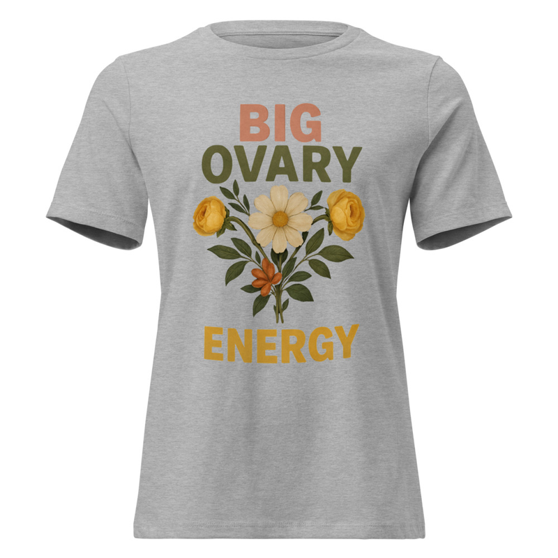 Big Ovary Energy v2 - Women’s t-shirt – S, Athletic Heather