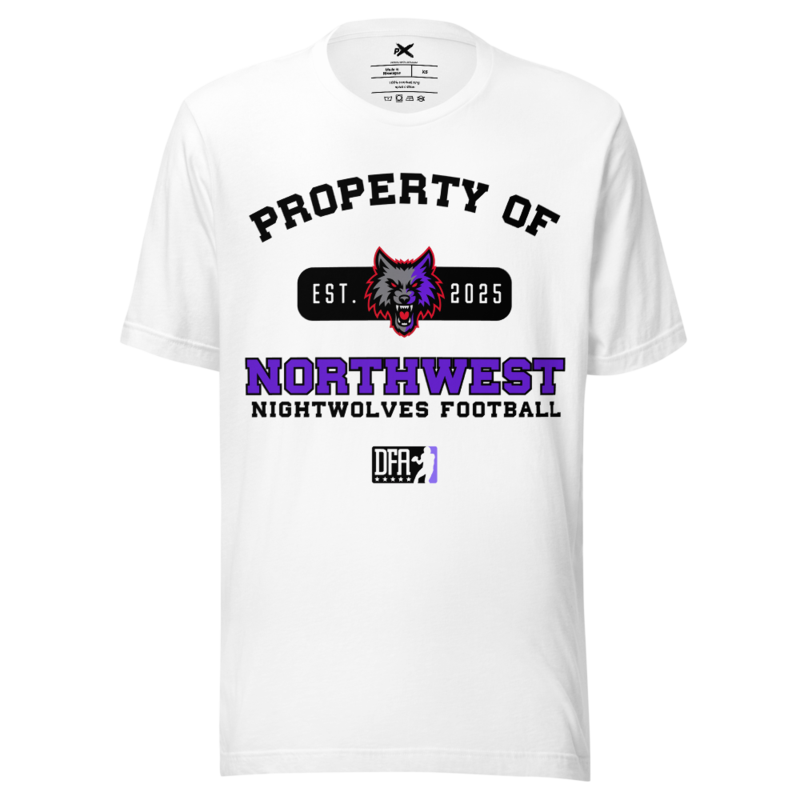 Northwest Nightwolves - Property Tee – 2XL, White