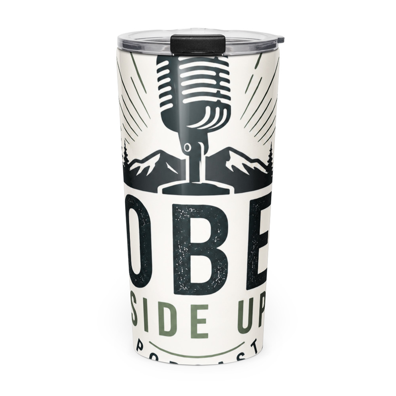 Tapered stainless steel tumbler
