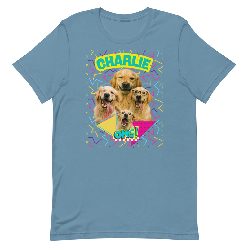 Retro Personalized Pet Party - Unisex t-shirt