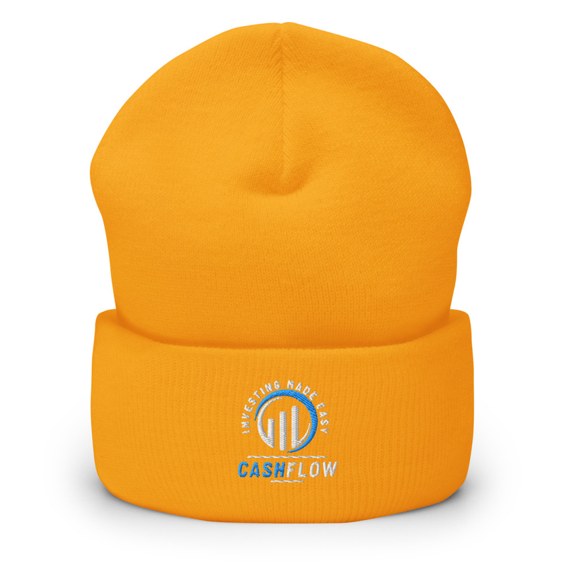 Cashflow Beanie v.1 – One size, Gold