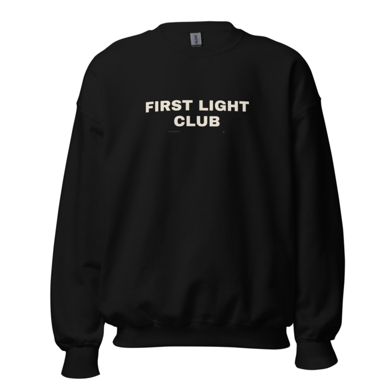FIRST LIGHT CLUB Crewneck — Birding merch