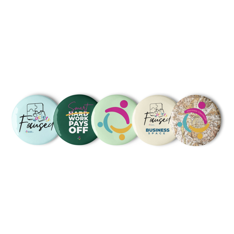 Focused Society Rare Button Collection