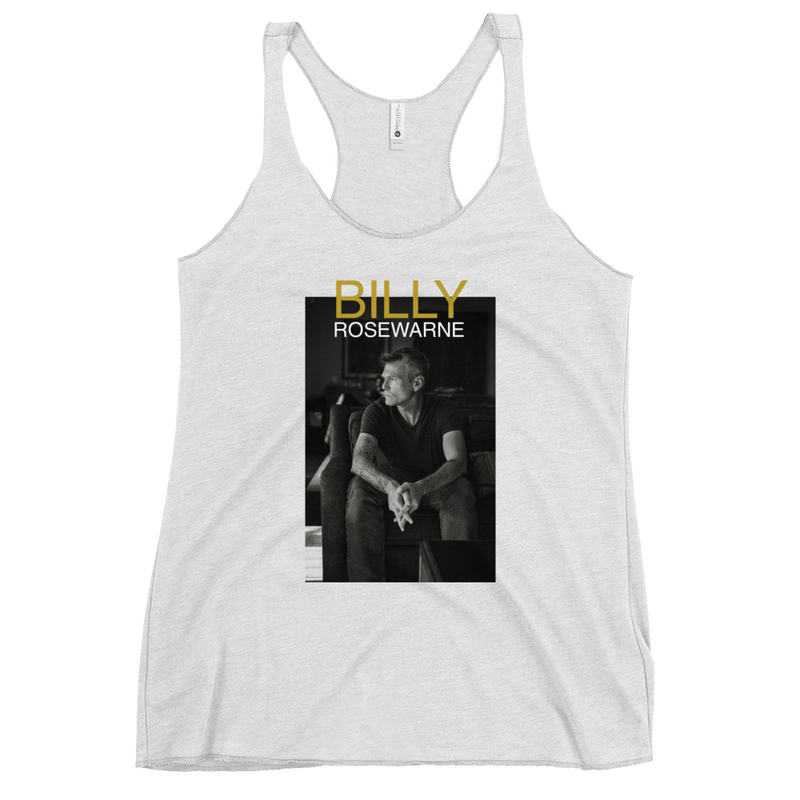 Women's Racerback Tank, Heather grey