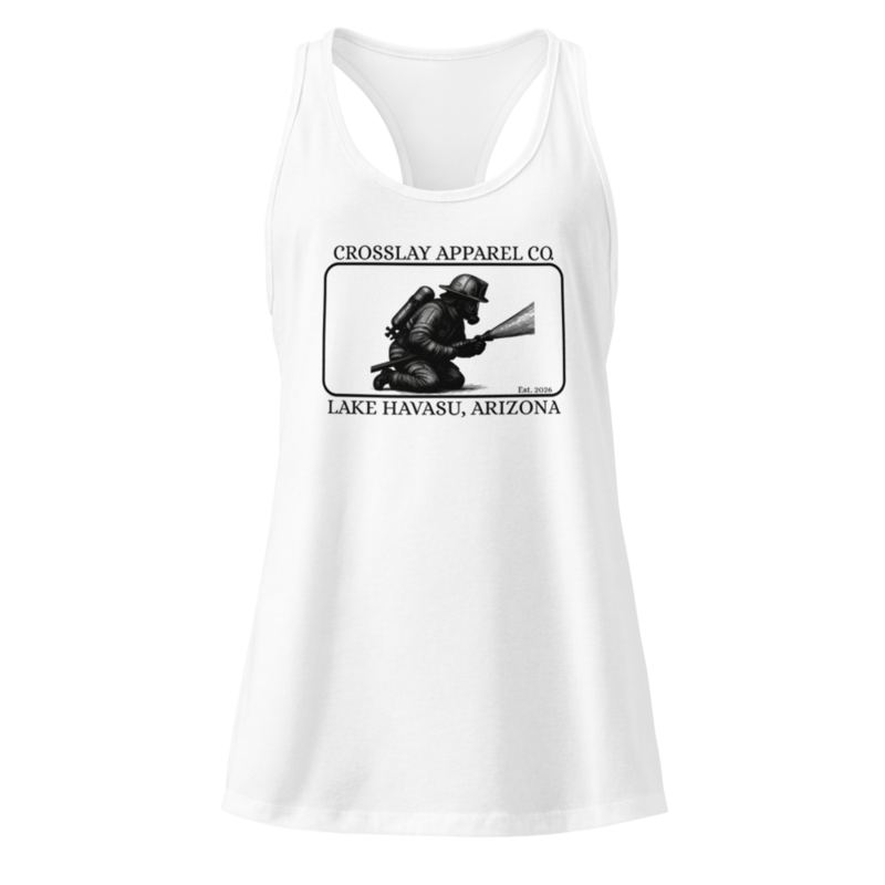 Women's Nozzleman Racerback [womens][tank] — White