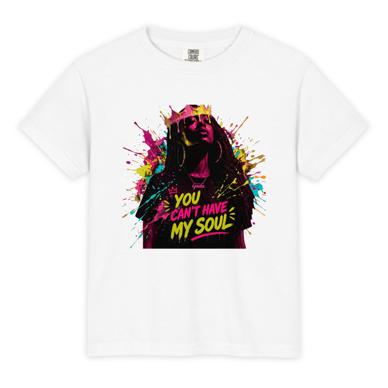 Youth Garment-Dyed Heavyweight "You Can't Have My Soul ijada Portrait" T-Shirt - Comfort Colors 9018