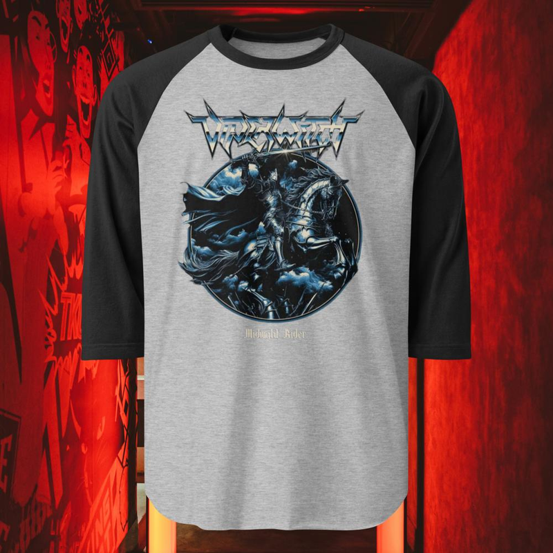 3\4 Baseball Tee - Midnight Rider (Unisex)