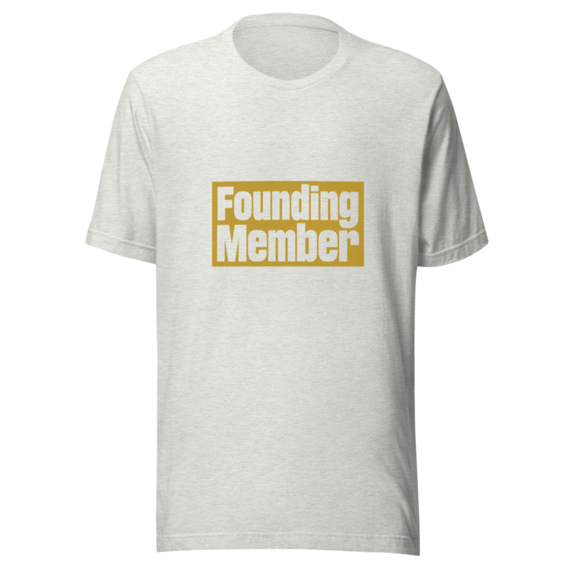 Founding Member Box Logo Tee — Black, view 2