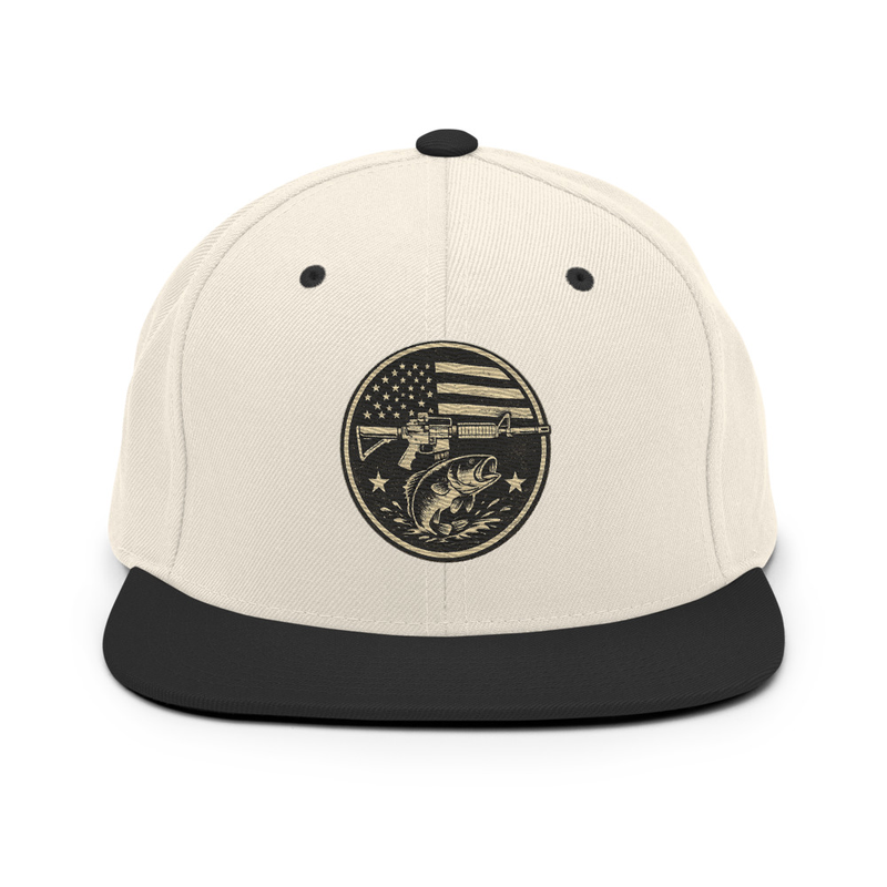 Freedom, Firearms, and Fishing Snapback Hat