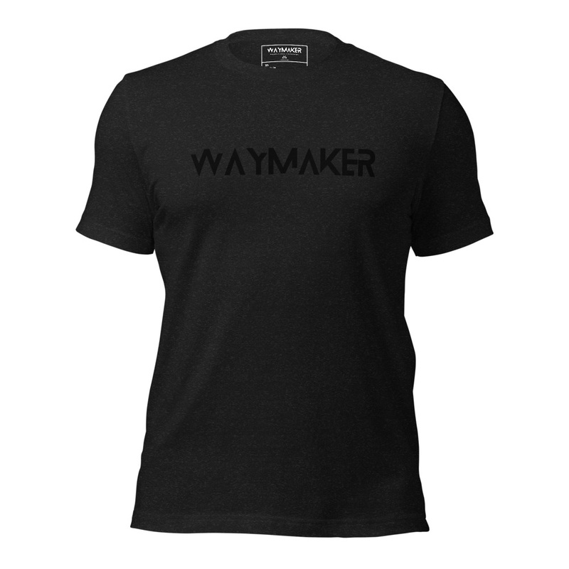 WayMaker Tee — Black Heather