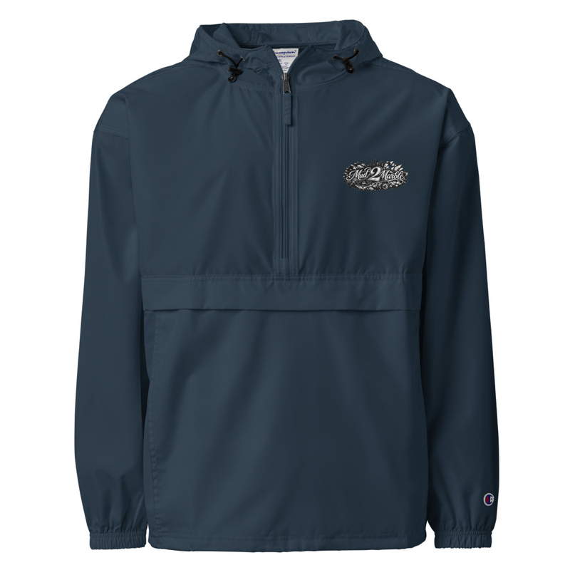 Mud2Marble Embroidered Champion Packable Jacket