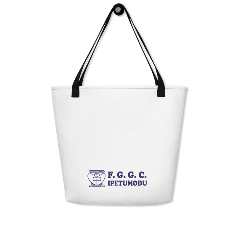 FGGIP Large Tote Bag - Black Handle
