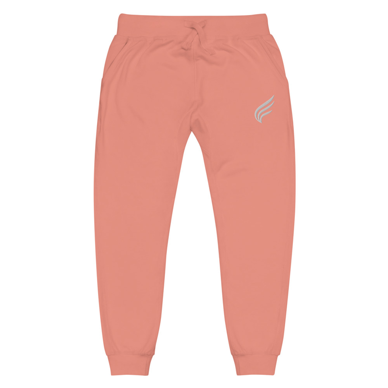 ATHLEURE® Unisex fleece sweatpants – XL, Dusty Rose