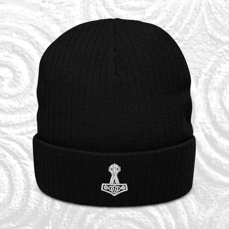 Ribbed knit beanie