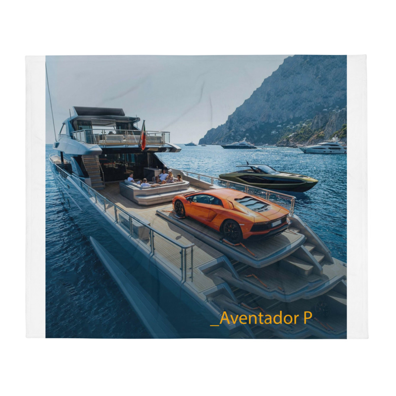 Aventador Luxury Throw Blanket – 50″×60″